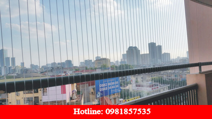 lưới bảo vệ chung cư