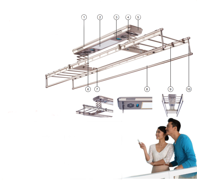 GIÀN PHƠI ĐIỀU KHIỂN GLP 750