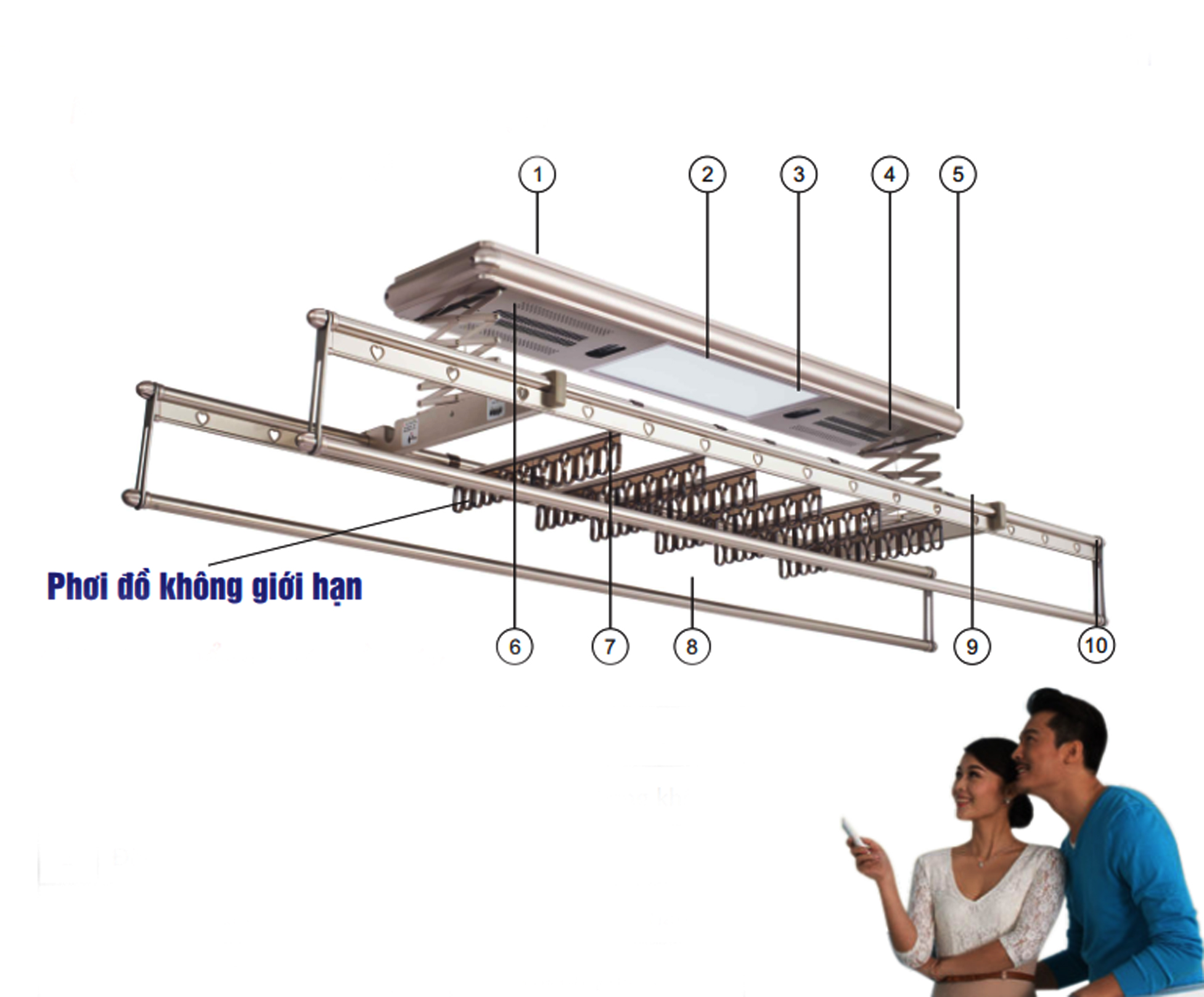 GIÀN PHƠI ĐIỀU KHIỂN GLS450